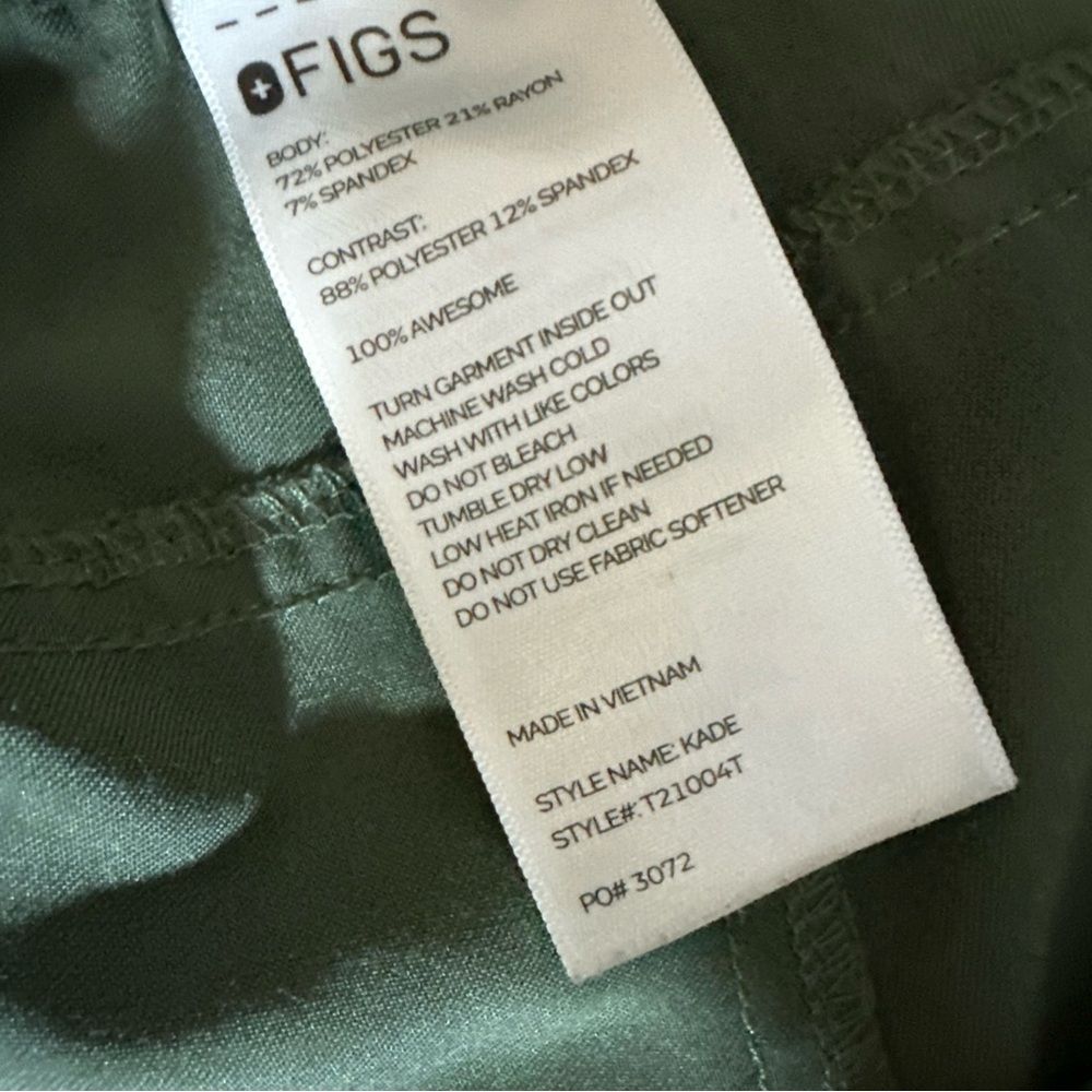 Figs Kade Teal Drawstring Pants - image 4